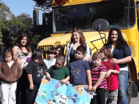 Group at School Bus Group at School Bus